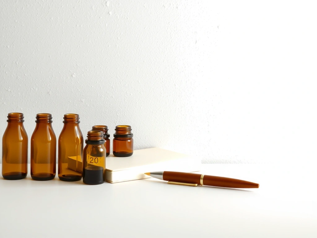 Reflective wellness journal setup